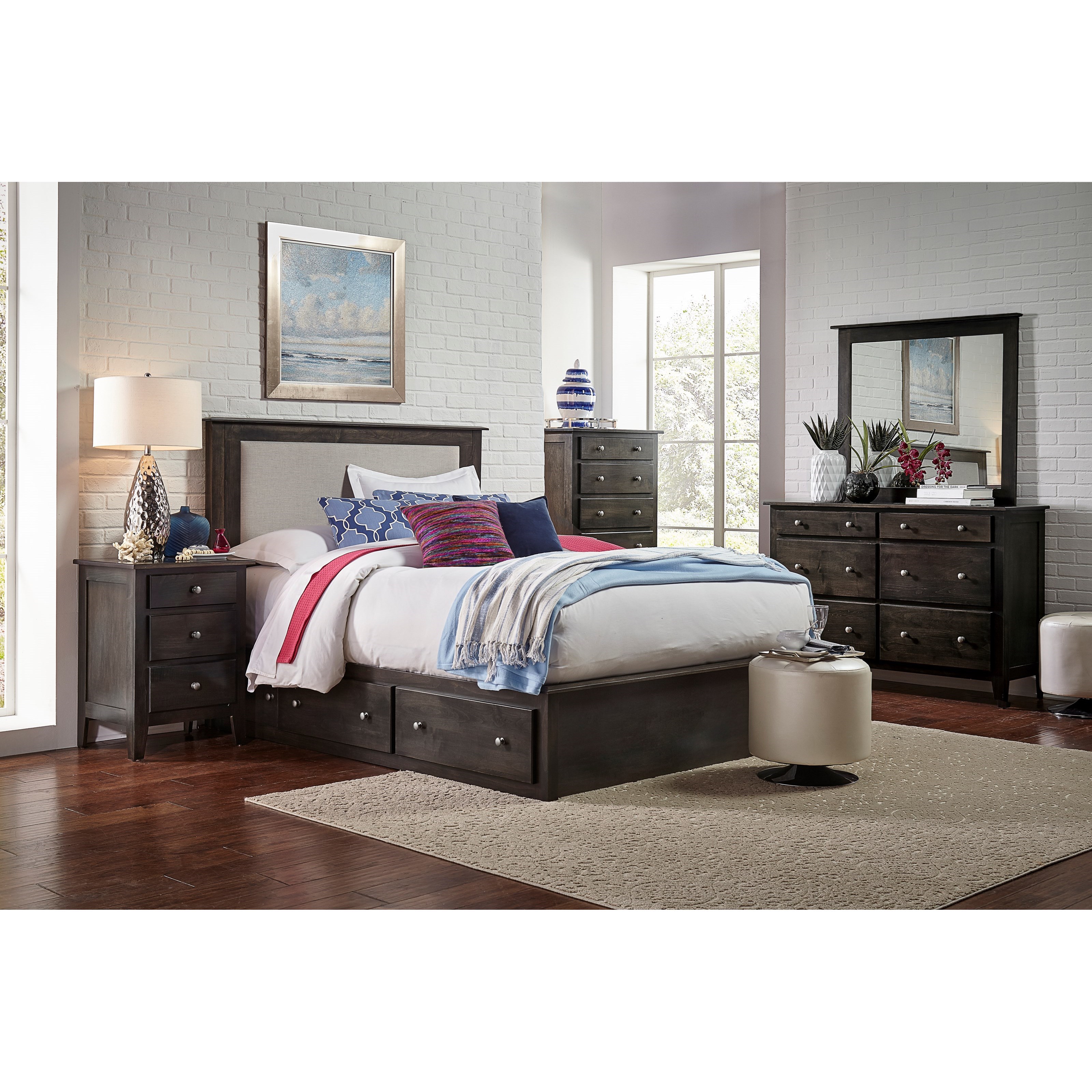 6-Drawer Dresser &amp; Mirror Set